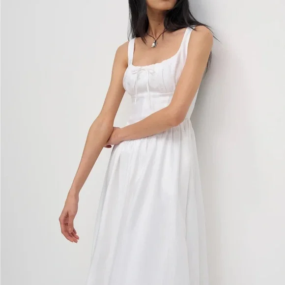 Reformation Balia Linen Dress size 2 - Picture 3 of 7